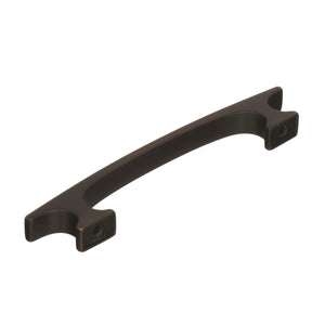 Amerock Cabinet Pull Satin Nickel 3-3/4 inch (96 mm) Center to Center Conrad 1 Pack Drawer Pull Drawer Handle Cabinet Hardware