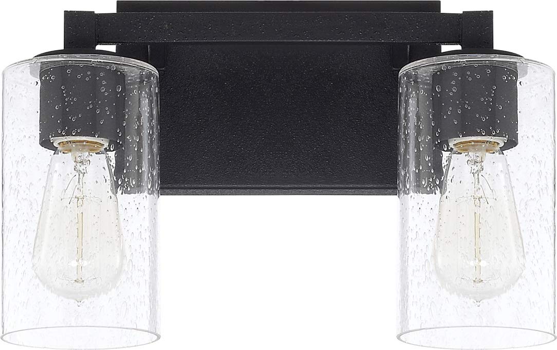 Capital Lighting 119821BI-435 Ravenwood 2 Light Vanity Black Iron