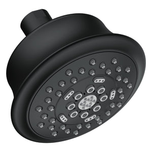 Gerber D462027BS Satin Black Surge 4 1/2" 5-function Showerhead, 1.75GPM