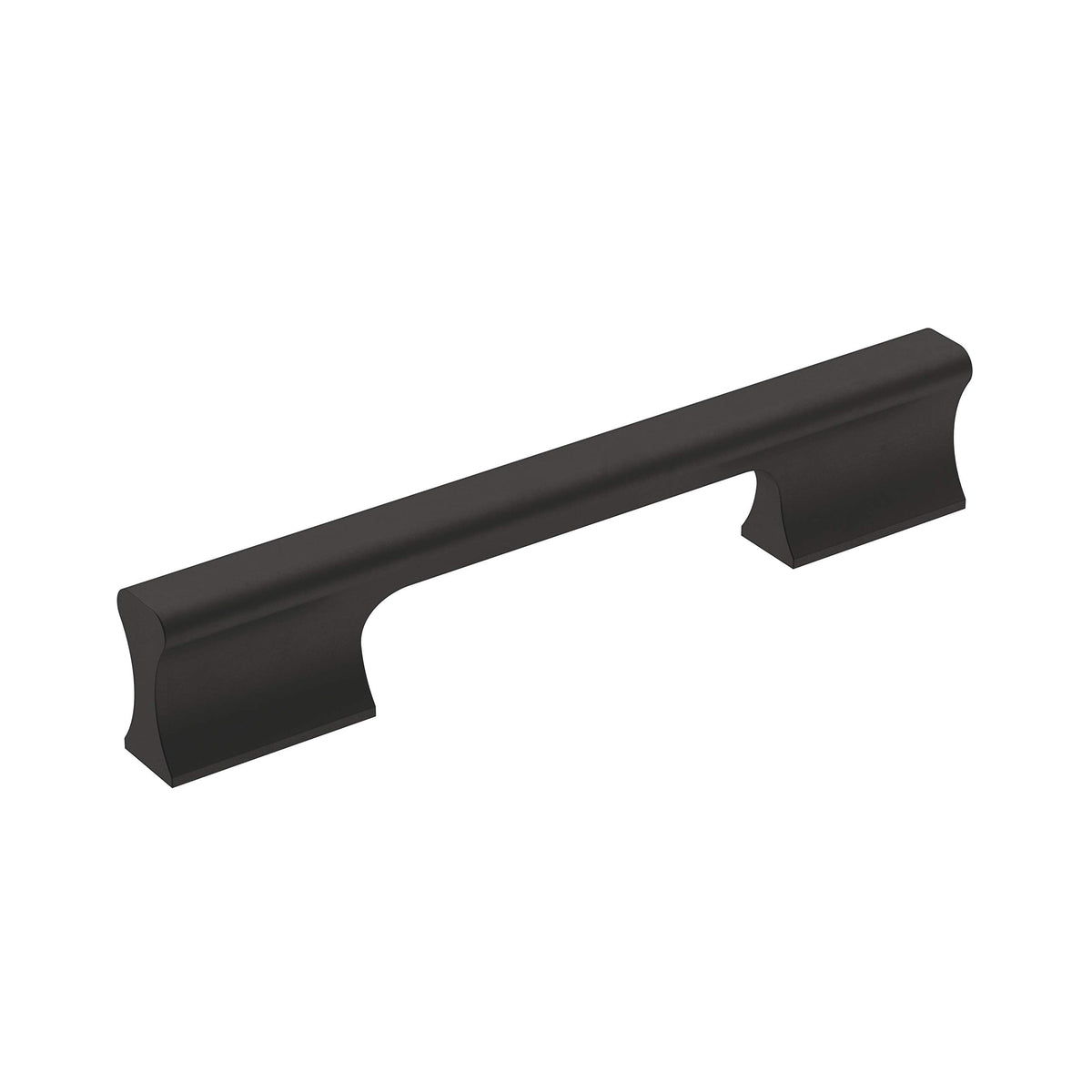Amerock Cabinet Pull Matte Black 5-1/16 inch (128 mm) Center-to-Center Status 1 Pack Drawer Pull Cabinet Handle Cabinet Hardware