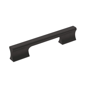Amerock Cabinet Pull Matte Black 5-1/16 inch (128 mm) Center-to-Center Status 1 Pack Drawer Pull Cabinet Handle Cabinet Hardware