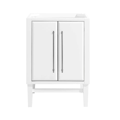 Avanity Mason 24 in. Vanity Only in White with Silver Trim