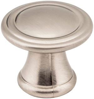 Jeffrey Alexander Z110-SN 1-3/16" Diameter Satin Nickel Cordova Cabinet Knob