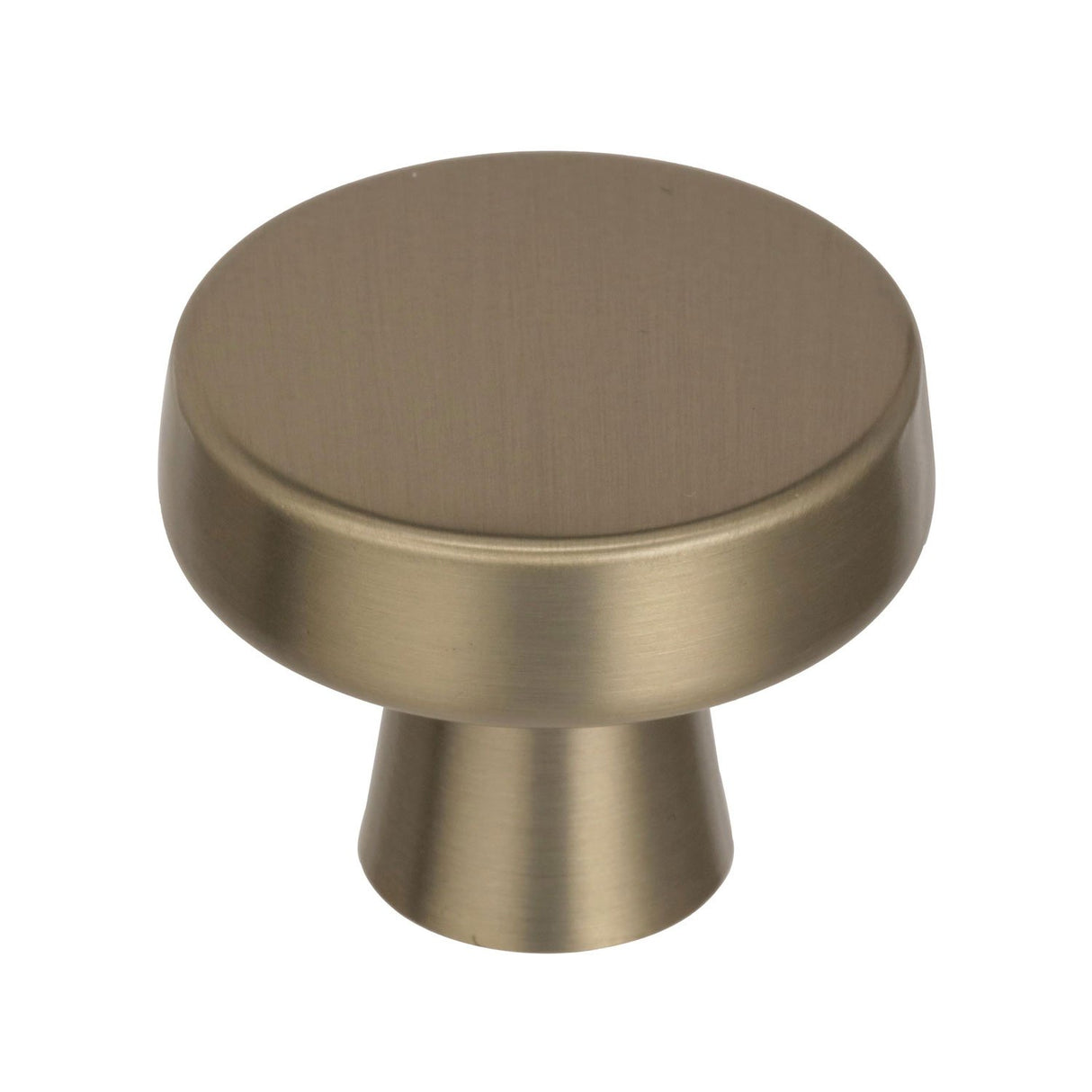 Amerock Cabinet Knob Golden Champagne 1-5/16 inch (33 mm) Diameter Blackrock 1 Pack Drawer Knob Cabinet Hardware