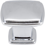 Jeffrey Alexander 1091SN 1-3/16" Overall Length Satin Nickel Square Milan 1 Cabinet Knob