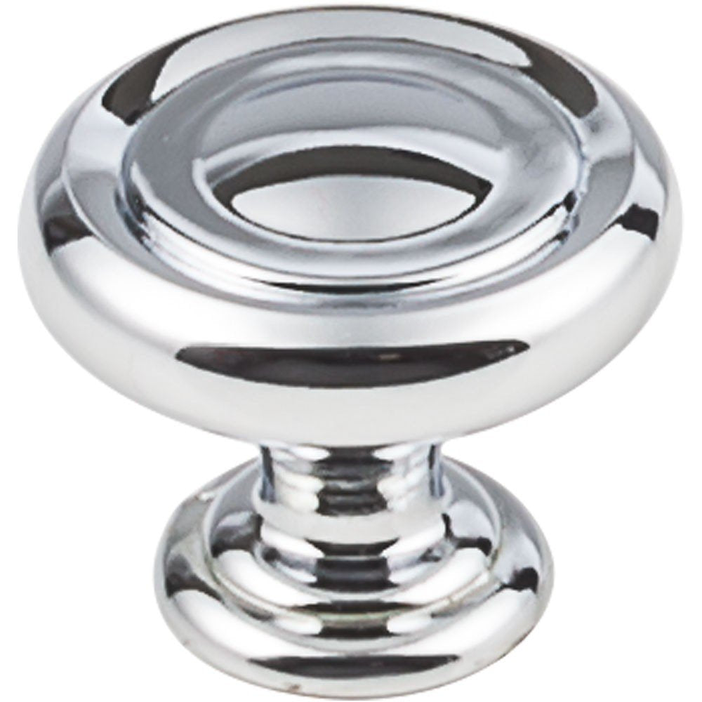 Jeffrey Alexander 117PC 1-1/4" Diameter Polished Chrome Bremen 1 Cabinet Knob