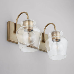 Capital Lighting 138121AD-490 Danes 2 Light Vanity Aged Brass