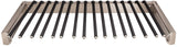 Hardware Resources PPR-3014-SN Satin Nickel 30" Wide Pant Rack