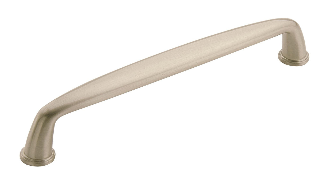 Amerock Cabinet Pull Satin Nickel 6-5/16 inch (160 mm) Center to Center Kane 1 Pack Drawer Pull Drawer Handle Cabinet Hardware