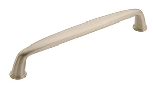 Amerock Cabinet Pull Satin Nickel 6-5/16 inch (160 mm) Center to Center Kane 1 Pack Drawer Pull Drawer Handle Cabinet Hardware