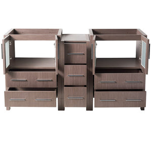 Fresca FCB62-241224WH Fresca Torino 60" White Modern Bathroom Cabinets