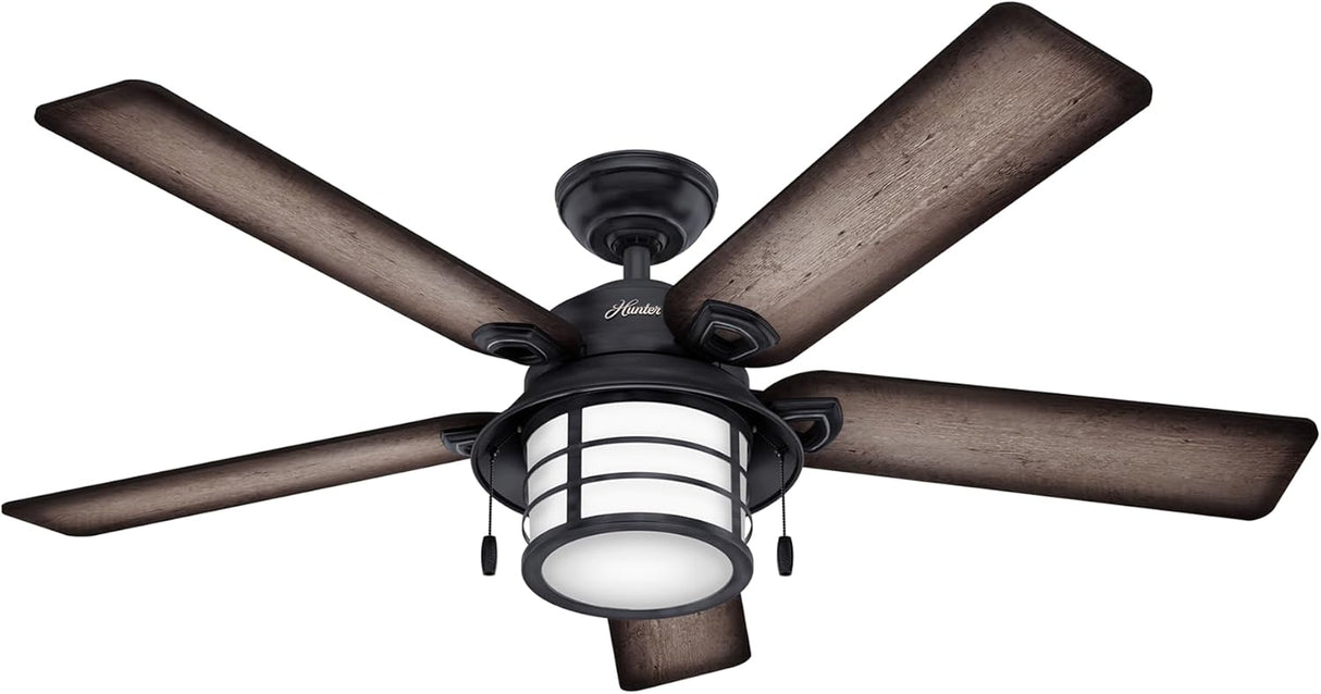 Hunter Fan Key Biscayne Outdoor with Light 54 inch