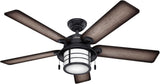 Hunter Fan Key Biscayne Outdoor with Light 54 inch