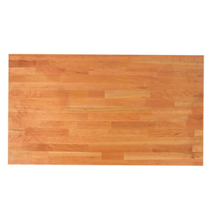 John Boos CHYKCT-BL4225-O Finger Jointed Cherry Wood Rails Kitchen Island Butcher Block Cutting Board Counter Top with Oil Finish, 42" x 25" 1.5" CHERRY BLENDED KCT 42X25X1-1/2 OIL