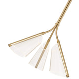 Kuzco PD62622-BG/LG MULBERRY 22" PD BRUSHED GOLD LIGHT GUIDE  44W LED 90 3000K DC LED