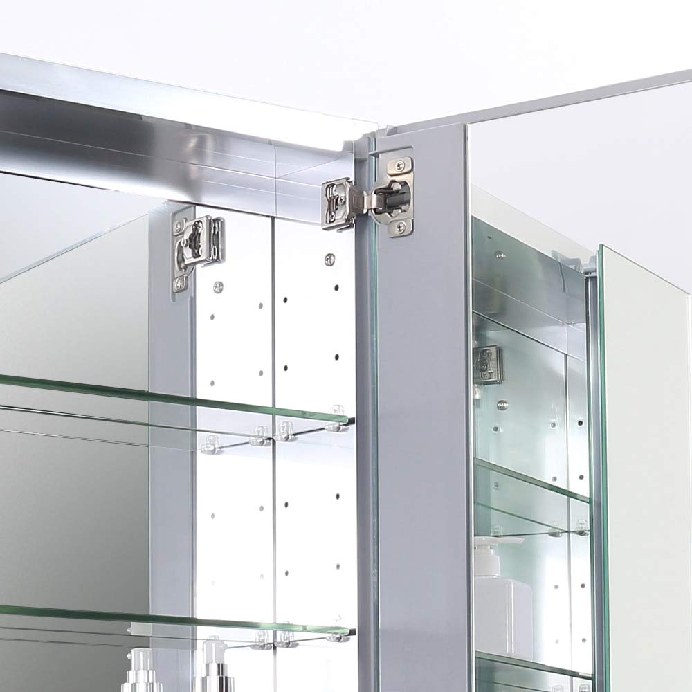 Fresca FMC8020 Fresca 60" Wide x 36" Tall Bathroom Medicine Cabinet w/ Mirrors