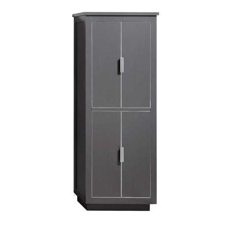 Avanity 24 in. Linen Tower for Allie / Austen in Twilight Gray with Silver Trim