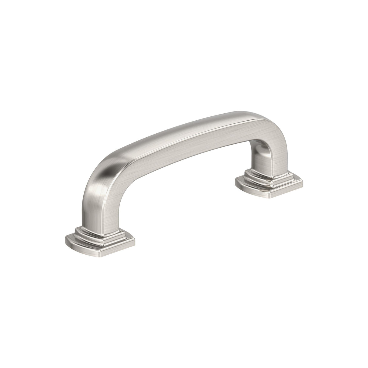 Amerock BP36897G10 Satin Nickel Cabinet Pull 3 inch (76mm) Center-to-Center Cabinet Hardware Surpass Furniture Hardware Drawer Pull