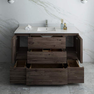 Fresca FCB31-123012ACA-FC Fresca Formosa 53" Floor Standing Modern Bathroom Cabinet