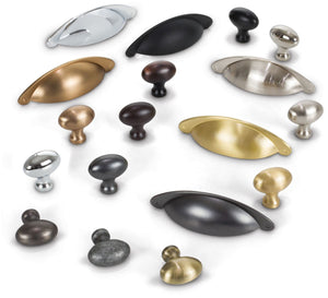 Jeffrey Alexander 8233ORB 3" Center-to-Center Dark Bronze Lyon Cabinet Cup Pull