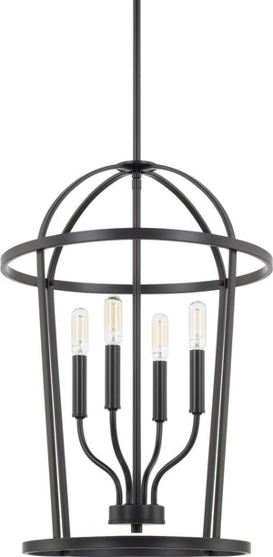 Capital Lighting 528541MB Greyson 4 Light Foyer Matte Black