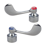 John Boos PB-WR Stainless Steel Wrist Blade, for Heavy Duty Faucet (Case of 1 Pair)