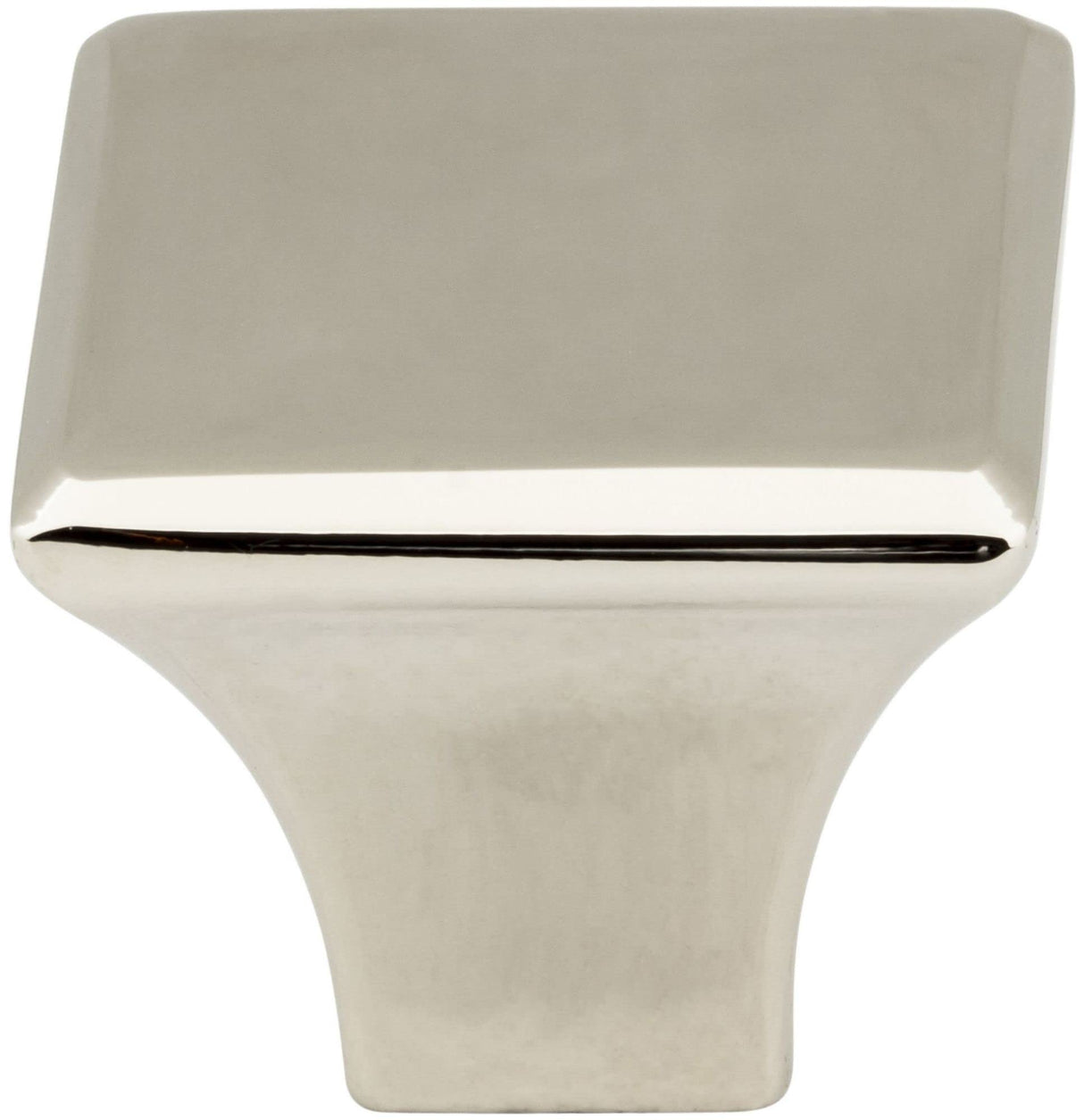 Jeffrey Alexander 972BNBDL 1-1/8" Overall Length Brushed Pewter Square Marlo Cabinet Knob