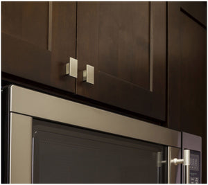 Jeffrey Alexander 81021MB 1-9/16" Overall Length Matte Black Rectangle Mirada Cabinet Knob