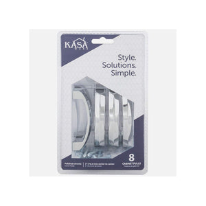 KasaWare K4413PC-8 3-1/2" Overall Length Square Pull, 8-pack