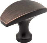 Elements 382DBAC 1-1/2" Overall Length Brushed Oil Rubbed Bronze Cosgrove Cabinet "T" Knob