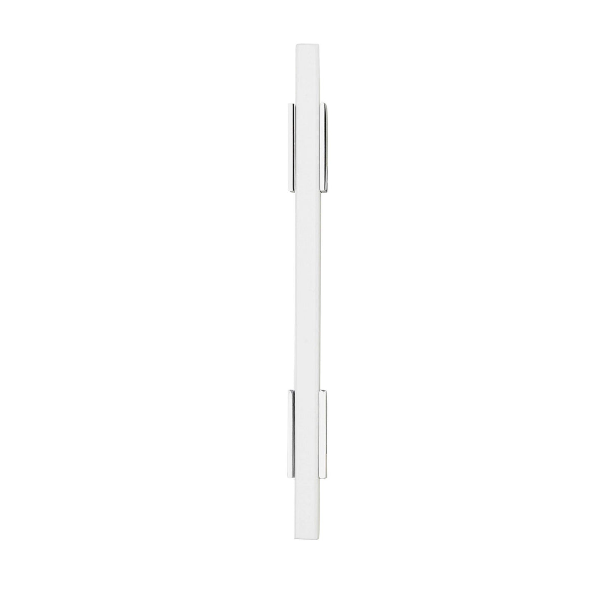 Amerock Cabinet Pull Polished Chrome/White 10-1/16 inch (256 mm) Center to Center Urbanite 1 Pack Drawer Pull Drawer Handle Cabinet Hardware