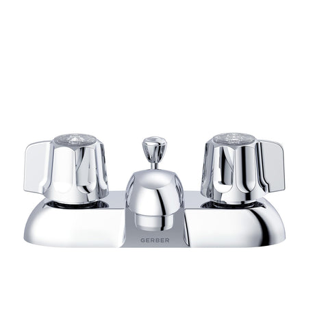 Gerber G0743431 Chrome Classics Two Handle Centerset Lavatory Faucet W/ META...