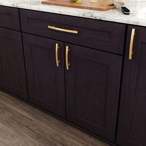 Elements 859-96DBAC 96 mm Center-to-Center Brushed Oil Rubbed Bronze Square Thatcher Cabinet Bar Pull