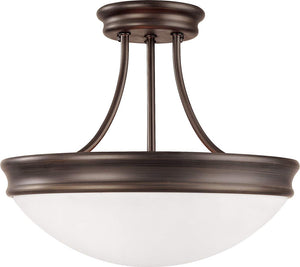 Capital Lighting 2037OR Hansen 3 Light Semi-Flush Oil Rubbed Bronze