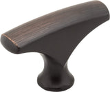 Elements 993DBAC 1-5/8" Overall Length Brushed Oil Rubbed Bronze Aiden Cabinet "T" Knob