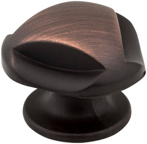 Jeffrey Alexander 915DBAC 1-5/16" Overall Length Brushed Oil Rubbed Bronze Chesapeake Cabinet Knob