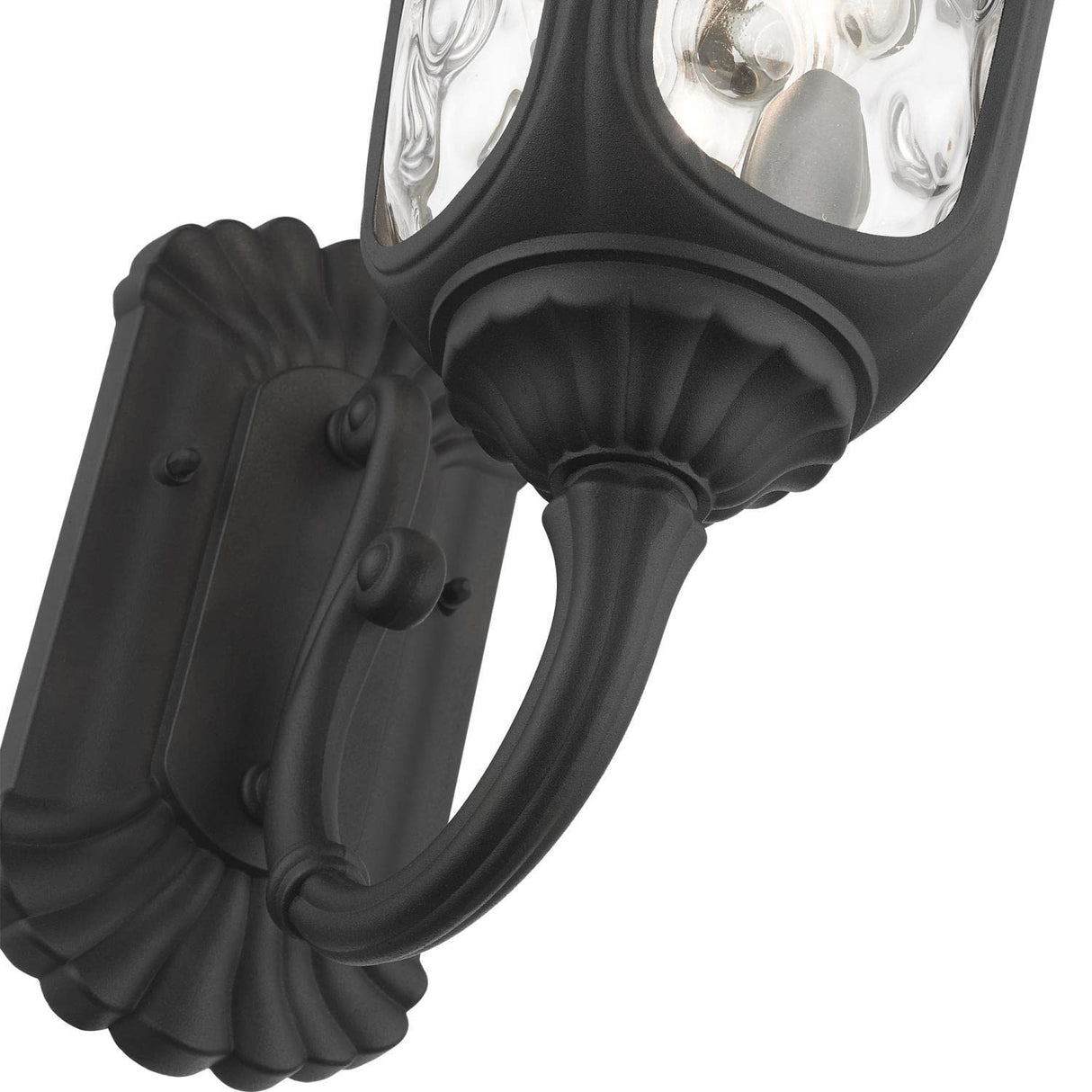 Livex Lighting 7856-14 Oxford 3-Light Outdoor Wall Lantern, 22" x 11" x 22", Black