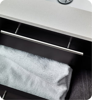 Fresca FCB6130ES-UNS-CWH-U Espresso Wall Bathroom Cabinet