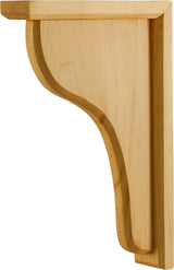 Hardware Resources CORM-1-WB 2" W x 8" D x 12" H White Birch Beveled Bar Corbel