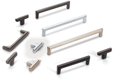 Jeffrey Alexander 259PC 2" Polished Chrome Lexa Cabinet "T" Knob