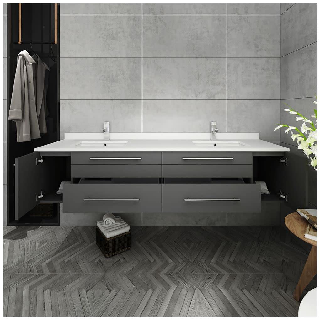 Fresca FCB6172WH-UNS-D-CWH-U