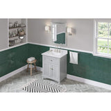 Jeffrey Alexander MIR2CHA-22-GR 22" W x 1-1/2" D x 34" H Grey Chatham mirror