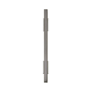 Amerock Cabinet Pull Polished Chrome/Black Chrome 3-3/4 inch (96 mm) Center to Center Urbanite 1 Pack Drawer Pull Drawer Handle Cabinet Hardware