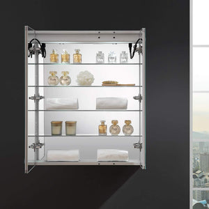 Fresca FMC023036 Fresca Spazio 30" Wide x 36" Tall Bathroom Medicine Cabinet w/ LED Lighting & Defogger