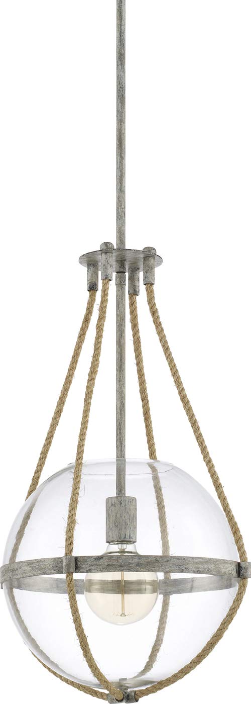 Capital Lighting 327413MS Beaufort 1 Light Pendant Mystic Sand