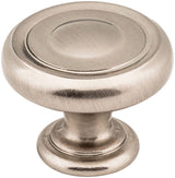 Jeffrey Alexander 117SN 1-1/4" Diameter Satin Nickel Bremen 1 Cabinet Knob