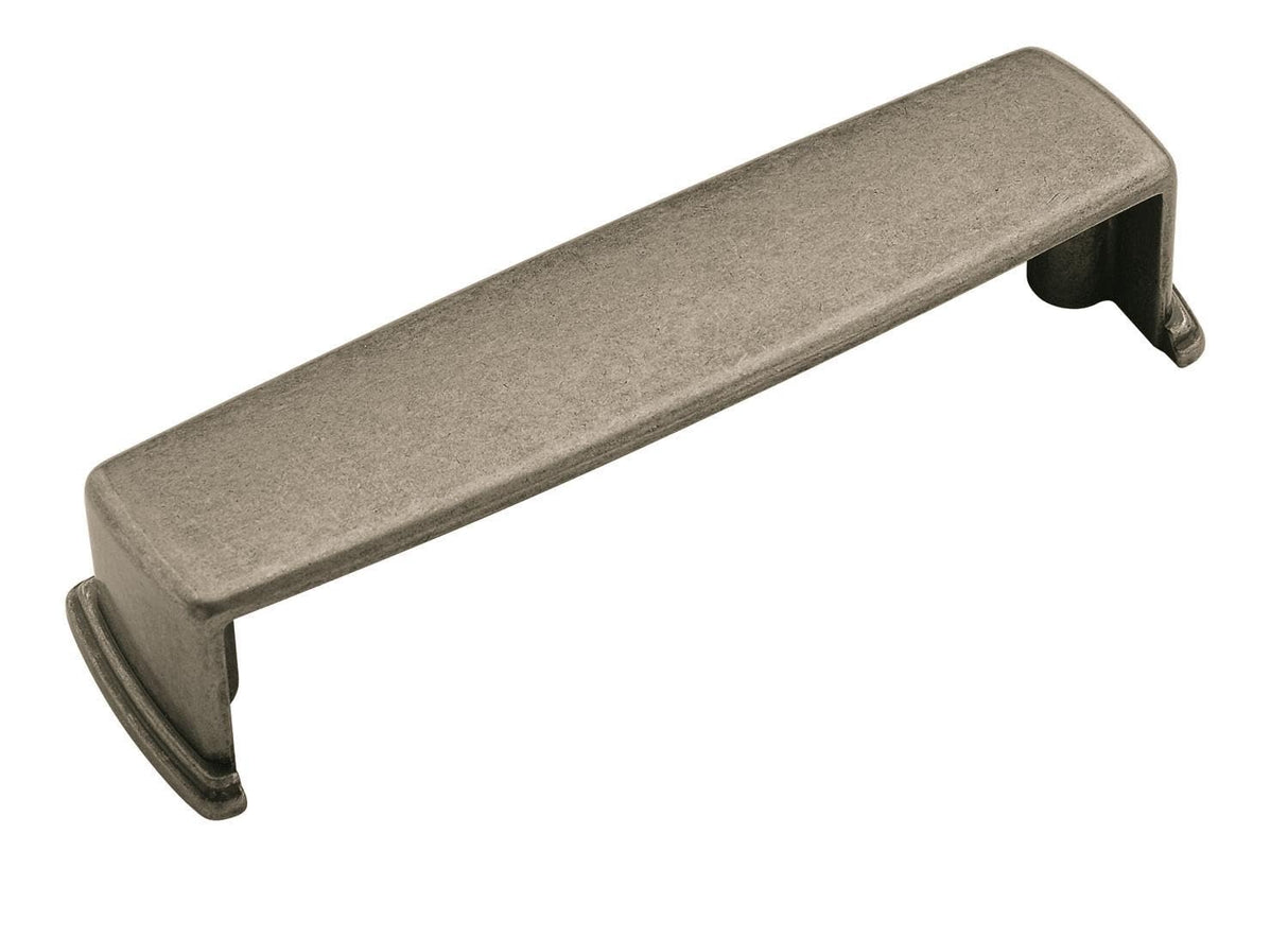 Amerock Cabinet Cup Pull Weathered Nickel 3-3/4 inch (96 mm) Center to Center Kane 1 Pack Drawer Pull Drawer Handle Cabinet Hardware