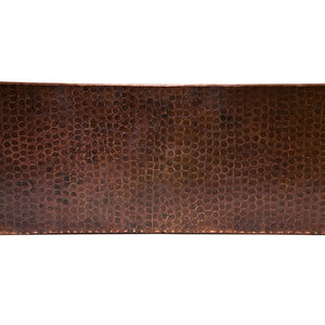 Premier Copper Products KASDB30229 30-Inch Copper Hammered Kitchen Apron Single Basin Sink, Oil Rubbed Bronze