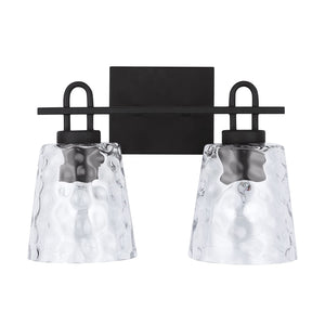 Capital Lighting 138322BI-492 Fenton 2 Light Vanity Black Iron