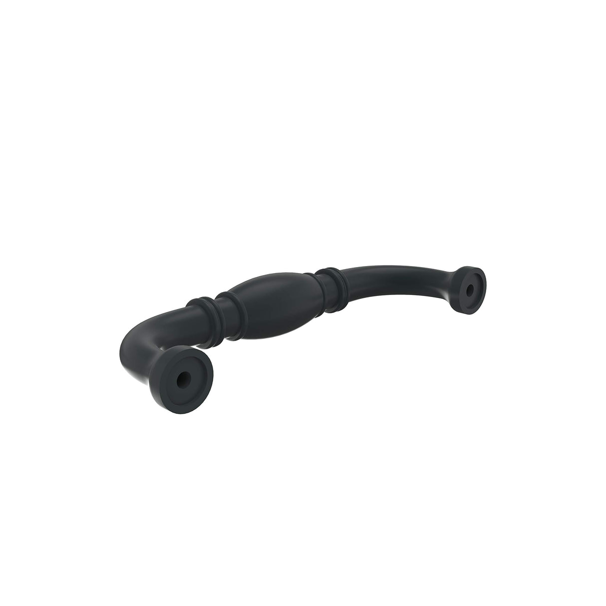 Amerock Cabinet Pull Matte Black 3-3/4 inch (96 mm) Center-to-Center Granby 1 Pack Drawer Pull Drawer Handle Cabinet Hardware